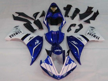Carena Moto Yamaha YZF 1000 R1 2009-2011 - Bianco Blu Nero M1 Fabbrica