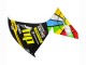 Carena Moto Yamaha YZF 1000 R1 2012-2014 - Nero Lucido Giallo Verde Blu Rosso Ruota dei Colori