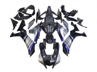 Carena Moto Yamaha YZF 1000 R1 2020-2025 - Argento Blu Nero BKSOD Fabbrica