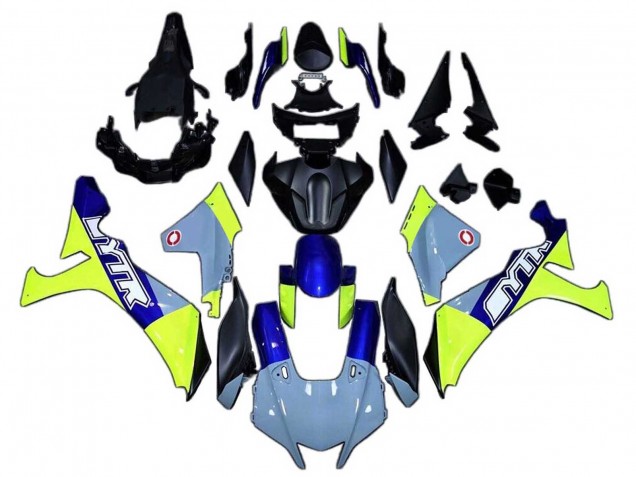 Carena Moto Yamaha YZF 1000 R1 2020-2025 - Blu Verde Nero