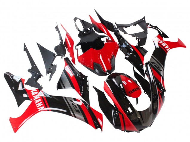 Carena Moto Yamaha YZF 1000 R1 2020-2025 - Rosso Argento Nero