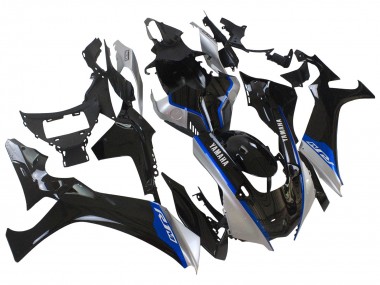 Carena Moto Yamaha YZF 1000 R1 2020-2025 - Nero Lucido Argento Blu Fabbrica