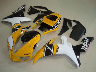 Carena Moto Yamaha YZF R1 2002-2003 - Giallo Bianco Nero Anniversary Fabbrica