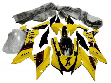 Carena Moto Yamaha YZF 1000 R1 2020-2025 - Giallo Nero Lucido YSP Motul Fabbrica