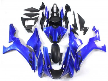 Carena Moto Yamaha YZF 1000 R1 2020-2025 - Blu Nero Opaco Fabbrica
