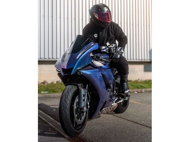 Carena Moto Yamaha YZF 1000 R1 2020-2025 - Pendenza Blu Viola