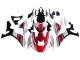Carena Moto Yamaha YZF 1000 R1 2020-2025 - Bianco Rosso Nero Lucido