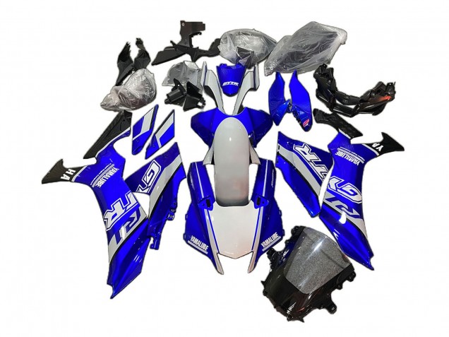 Carena Moto Yamaha YZF 1000 R1 2020-2025 - Bianco Blu Nero Lucido GYTR Yamalube