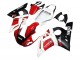Carena Moto Yamaha YZF 600 R6 1998-2002 - Bianco Rosso Nero Lucido