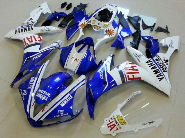 Carena Moto Yamaha YZF R1 2004-2006 - Bianco Blu Rosso Fiat