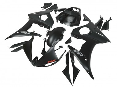 Carena Moto Yamaha YZF R6 2003-2004 - Nero Opaco Fabbrica