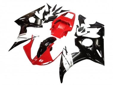 Carena Moto Yamaha YZF R6 2003-2004 - Rosso Bianco Nero Lucido Fabbrica