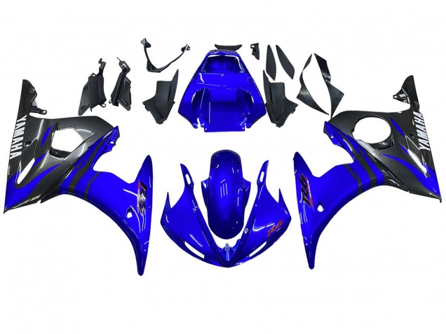 Carena Moto Yamaha YZF R6 2003-2004 - Blu Nero Lucido