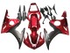 Kit Carena Moto Yamaha YZF R6 2003-2004 - Rosso Nero Opaco