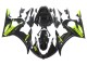 Carena Moto Yamaha YZF R6 2003-2004 - Nero Lucido Neon Giallo
