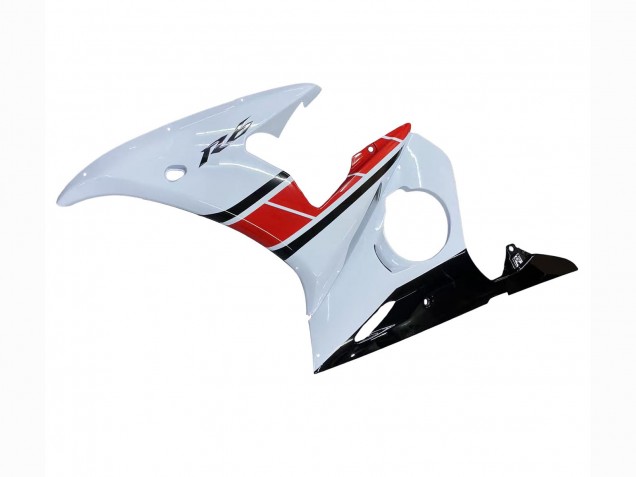 Carena Moto Yamaha YZF R6 2003-2004 - Bianco Rosso Nero Lucido