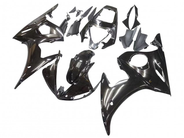 Carena Moto Yamaha YZF R6S 2006-2009 - Nero Lucido