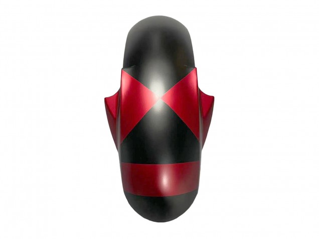 Carena Moto Yamaha YZF 600 R6 2005 - Nero Opaco Rosso Geometrico