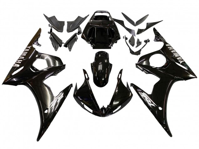 Carena Moto Yamaha YZF 600 R6 2005 - Nero Lucido