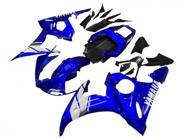 Carena Moto Yamaha YZF 600 R6 2005 - Blu Bianco Fabbrica