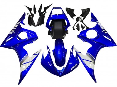 Carena Moto Yamaha YZF 600 R6 2005 - Blu Bianco Fabbrica
