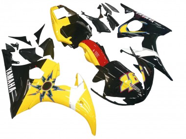 Carena Moto Yamaha YZF 600 R6 2005 - Nero Giallo Rosso 46 Fabbrica