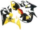 Carena Moto Yamaha YZF 600 R6 2005 - Nero Giallo Rosso 46
