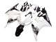 Carena Moto Yamaha YZF 600 R6 2005 - Bianco Nero