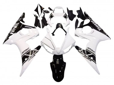 Carena Moto Yamaha YZF 600 R6 2005 - Bianco Nero Fabbrica