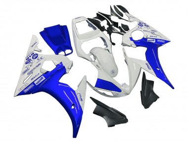 Carena Moto Yamaha YZF 600 R6 2005 - Bianco Blu Yamalube Fabbrica
