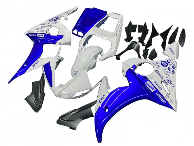 Carena Moto Yamaha YZF 600 R6 2005 - Bianco Blu Yamalube