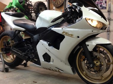 Carena Moto Yamaha YZF 600 R6 2005 - Bianco Oro Fabbrica