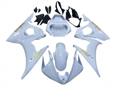 Carena Moto Yamaha YZF 600 R6 2005 - Bianco Oro Fabbrica