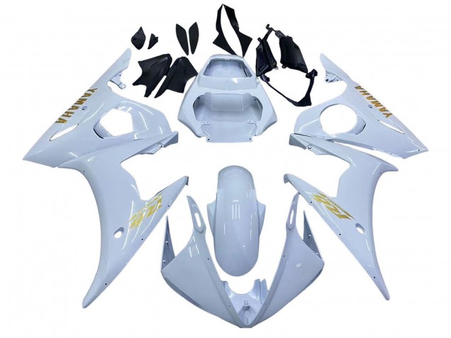 Carena Moto Yamaha YZF 600 R6 2005 - Bianco Oro