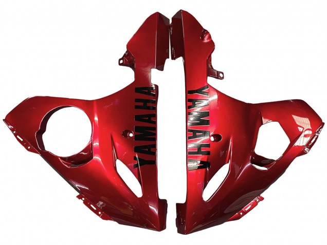 Carena Moto Yamaha YZF 600 R6 2005 - Rosso Nero Opaco