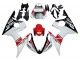 Carena Moto Yamaha YZF 600 R6 2005 - Bianco Nero Rosso Motul