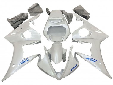 Carena Moto Yamaha YZF 600 R6 2005 - Bianco Blu Fabbrica