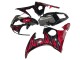 Carena Moto Yamaha YZF 600 R6 2005 - Nero Rosso Fiamma