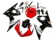 Carena Moto Yamaha YZF 600 R6 2005 - Rosso Bianco Nero Lucido