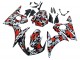 Carena Moto Yamaha YZF 600 R6 2005 - Nero Rosso Grigio Camouflage