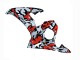 Carena Moto Yamaha YZF 600 R6 2005 - Nero Rosso Grigio Camouflage
