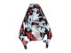 Carena Moto Yamaha YZF 600 R6 2005 - Nero Rosso Grigio Camouflage