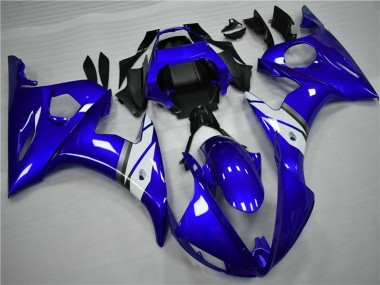 Carena Moto Yamaha YZF 600 R6 2005 - Blu Bianco Fabbrica
