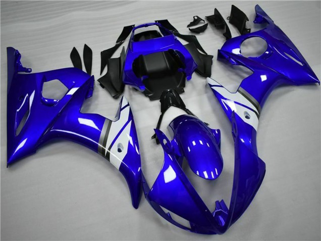 Carena Moto Yamaha YZF 600 R6 2005 - Blu Bianco