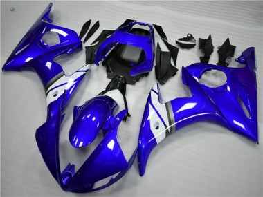 Carena Moto Yamaha YZF 600 R6 2005 - Blu Bianco Fabbrica