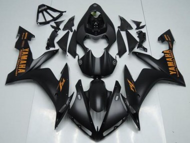 Carena Moto Yamaha YZF R1 2004-2006 - Nero Opaco Arancia Fabbrica