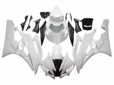 Carena Moto Yamaha YZF 600 R6 2006-2007 - Bianco Fabbrica