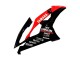 Carena Moto Yamaha YZF 600 R6 2008-2016 - Rosso Nero Lucido DENSO Yamalube 21