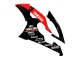 Carena Moto Yamaha YZF 600 R6 2008-2016 - Rosso Nero Lucido DENSO Yamalube 21