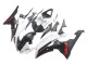 Carena Moto Yamaha YZF 600 R6 2008-2016 - Bianco Nero Opaco Rosso Decals